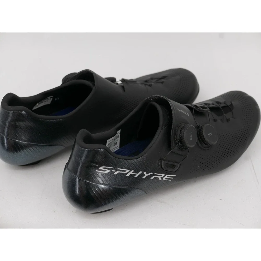 Shimano S-Phyre SHRC903M Road Cycling Shoes Black BOA Carbon 3-Bolt Men's 12